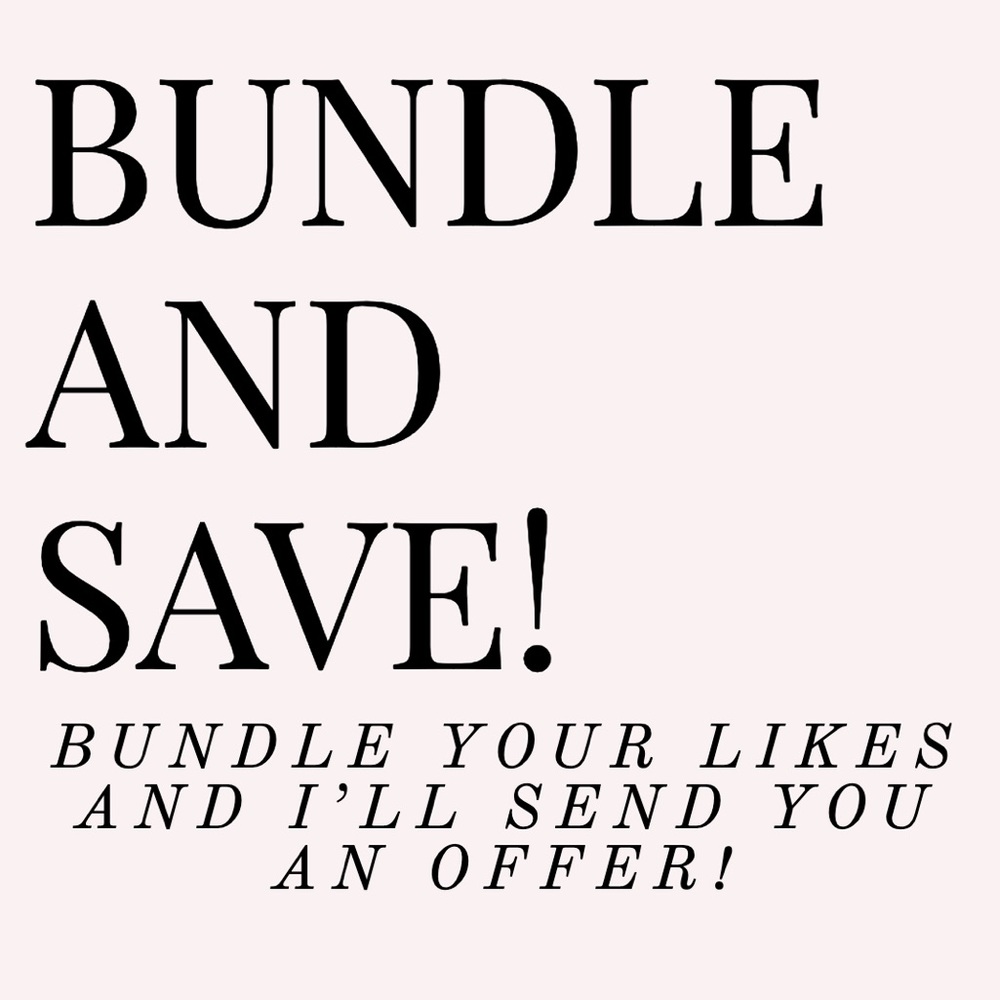 Bundle & Save!✨🌟